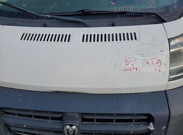 3C6TRVCG0HE523537 2017 RAM PROMASTER White Vista del compartimento del motor