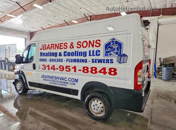 3C6TRVCG3LE114571 2020 RAM PROMASTER White Tył lewy