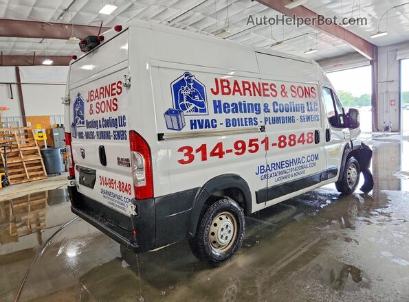 3C6TRVCG3LE114571 2020 RAM PROMASTER White Tył prawy