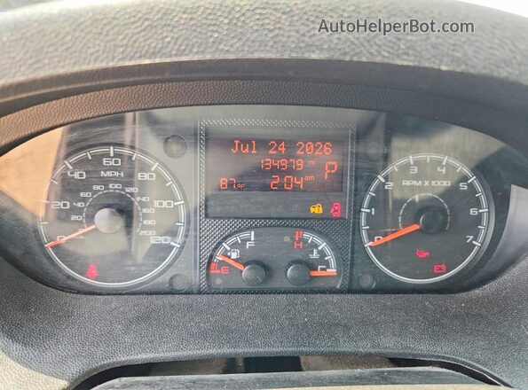 3C6TRVDG2HE531220 2017 RAM PROMASTER Белый Вид щитка приборов