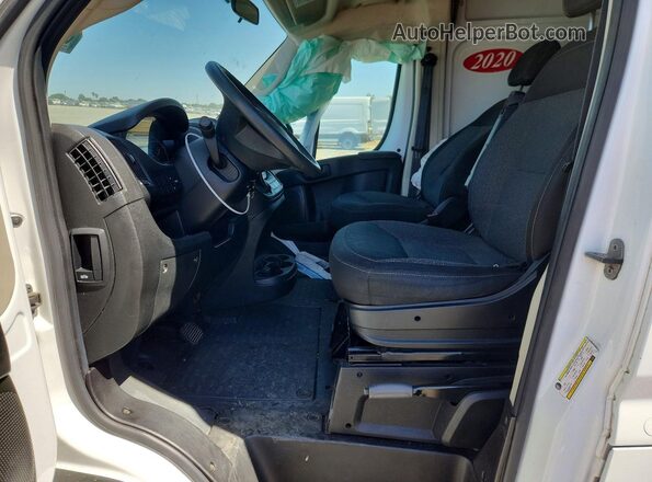 3C6TRVDG3LE133619 2020 RAM PROMASTER White წინა სალონის ხედი