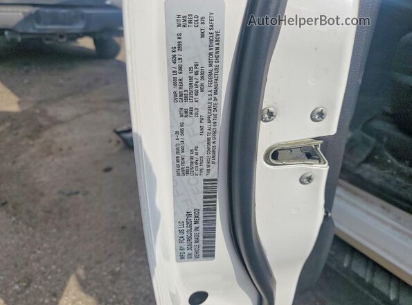 3C6UR5CJ3LG207191 2020 RAM 2500 White Vista del compartimento del motor