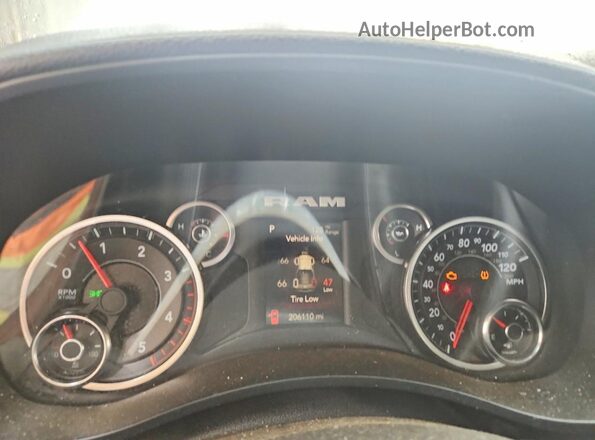 3C6UR5CL6LG148395 2020 RAM 2500 Белый Вид щитка приборов