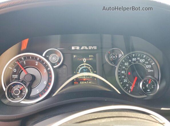 3C6UR5CL7PG638026 2023 RAM 2500 White Instrument cluster view