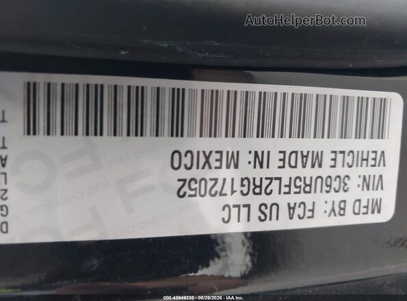 3C6UR5FL2RG172052 2024 RAM 2500 Черный Вид подкапотного пространства