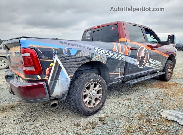 3C6UR5FL4PG618621 2023 RAM 2500 Burgundy Հետևի աջ