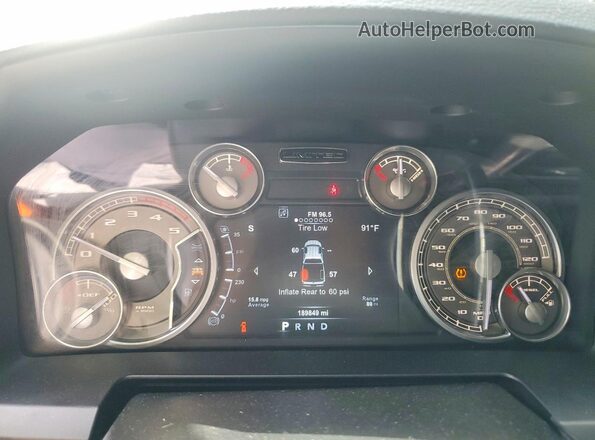 3C6UR5GL7HG509795 2017 RAM 2500 Black Vista del cuadro de instrumentos