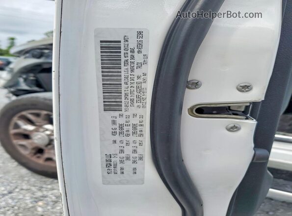 3C6UR5PJ4GG295183 2016 RAM 2500 White VIN կոդի պիտակի տեսք