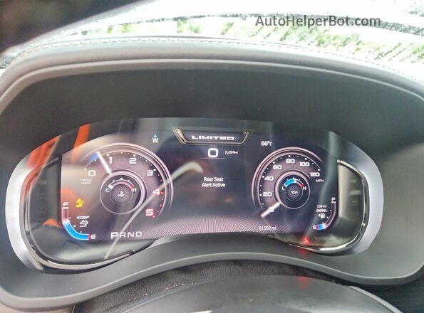3C6UR5SLXRG202713 2024 RAM 2500 Charcoal Instrument cluster view