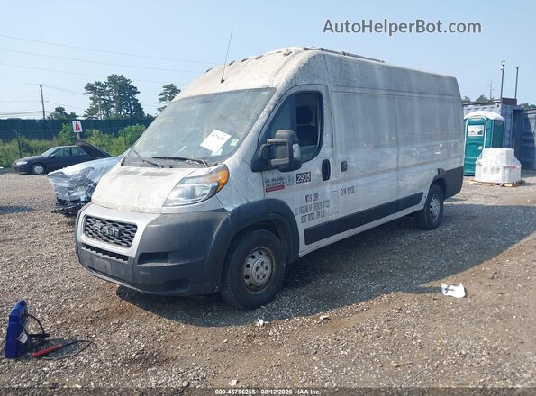 3C6URVJG7LE109686 2020 RAM PROMASTER 3500 White წინა მარცხენა ხედი სამი მეოთხედიდან