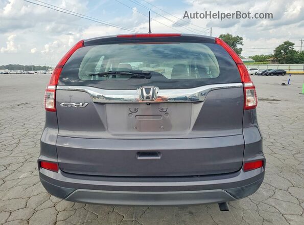 3CZRM3H31GG704042 2016 HONDA CR-V Gray უკანა ხედი