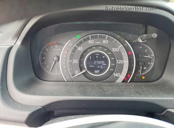 3CZRM3H31GG704042 2016 HONDA CR-V Gray ხელსაწყოთა პანელის ხედი