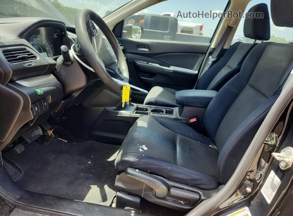 3CZRM3H32GG707080 2016 HONDA CR-V Black Widok wnętrza z przodu