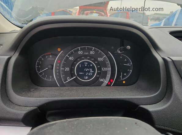 3CZRM3H33GG700039 2016 HONDA CR-V Black Vista del cuadro de instrumentos