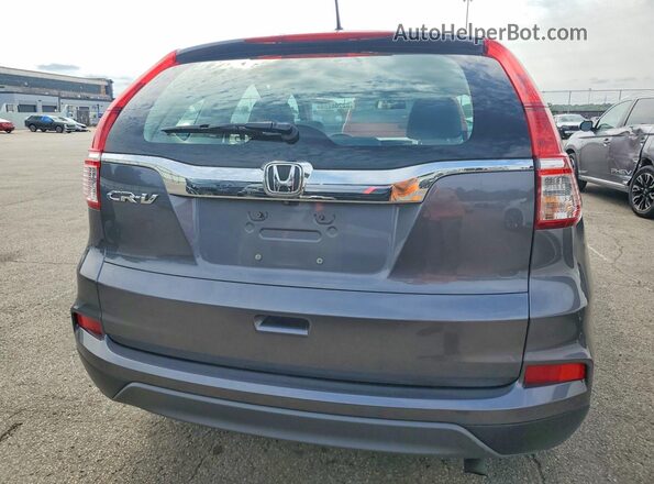 3CZRM3H33GG700977 2016 HONDA CR-V Gray Rear view