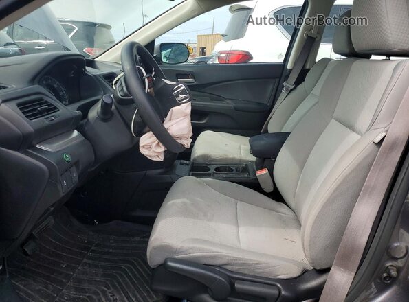 3CZRM3H33GG700977 2016 HONDA CR-V Gray Front interior view