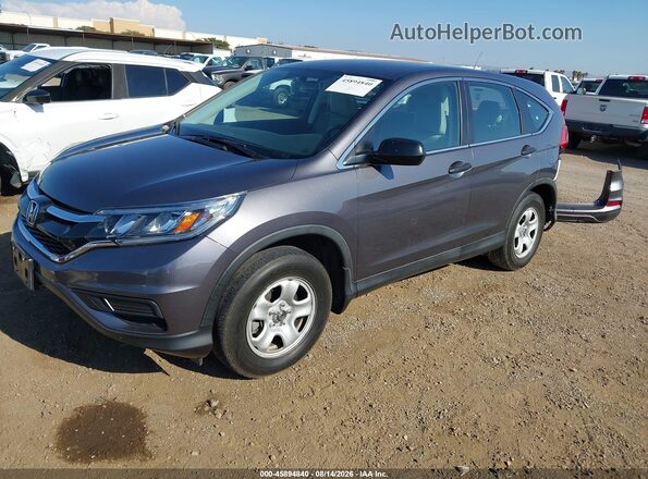 3CZRM3H33GG709498 2016 HONDA CR-V Gray Przód lewy