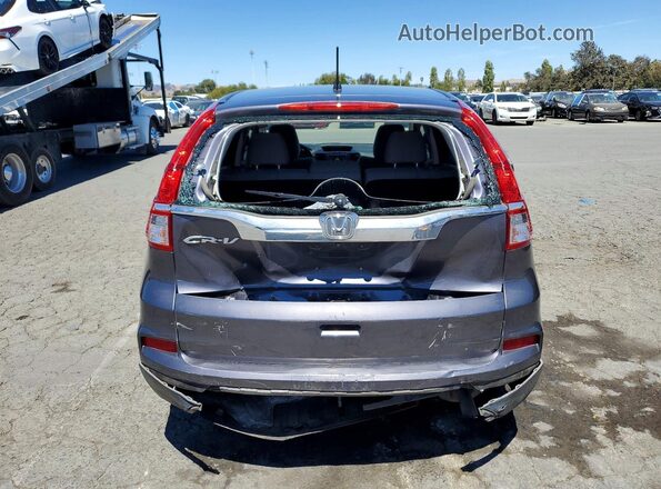 3CZRM3H34GG706285 2016 HONDA CR-V Gray Rear view