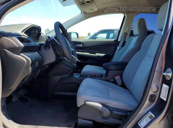 3CZRM3H34GG706285 2016 HONDA CR-V Gray Front interior view