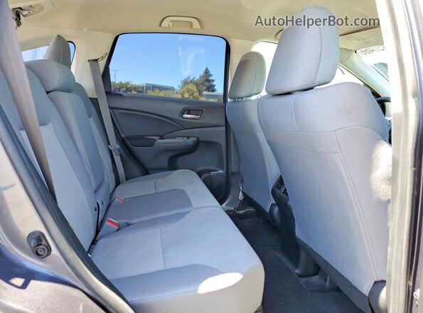 3CZRM3H34GG706285 2016 HONDA CR-V Gray Rear seats view