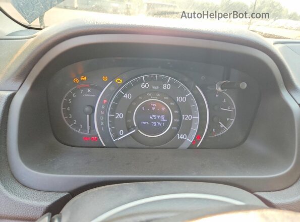 3CZRM3H51GG723269 2016 HONDA CR-V Black Вид щитка приладів