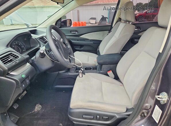 3CZRM3H52GG707338 2016 HONDA CR-V Gray Widok wnętrza z przodu