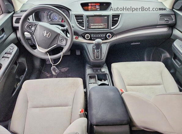 3CZRM3H52GG707338 2016 HONDA CR-V Gray Widok deski rozdzielczej