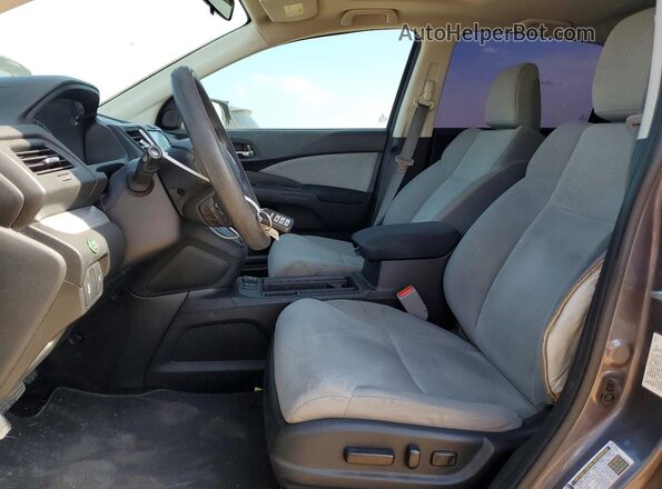3CZRM3H53GG707395 2016 HONDA CR-V Серый Вид салона спереди