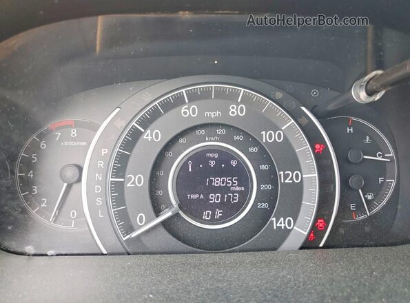 3CZRM3H53GG707395 2016 HONDA CR-V Серый Вид щитка приборов
