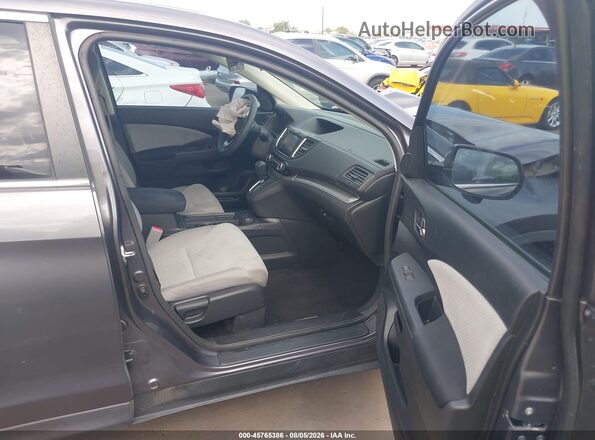 3CZRM3H56GG720934 2016 HONDA CR-V Gray Widok wnętrza z przodu