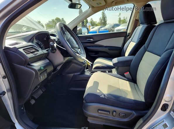 3CZRM3H58GG702399 2016 HONDA CR-V Silver Widok wnętrza z przodu