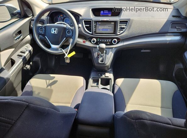 3CZRM3H58GG702399 2016 HONDA CR-V Silver Widok deski rozdzielczej