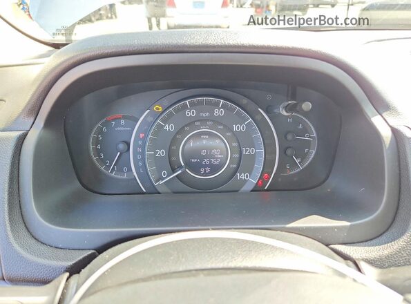 3CZRM3H58GG702399 2016 HONDA CR-V Silver Widok zestawu wskaźników