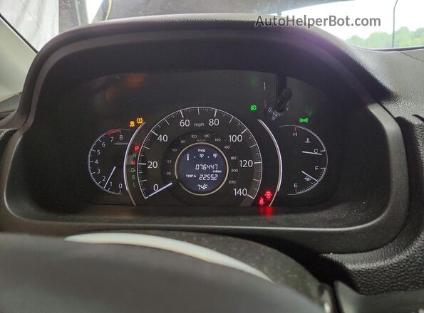3CZRM3H58GG718280 2016 HONDA CR-V Black Instrument cluster view