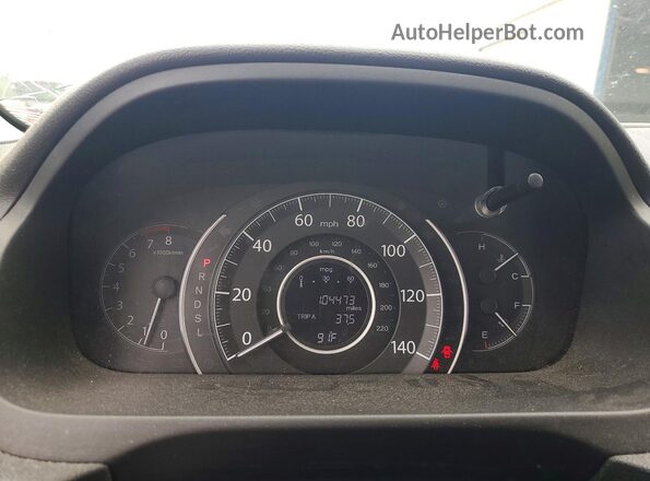 3CZRM3H58GG720143 2016 HONDA CR-V Gray Instrument cluster view