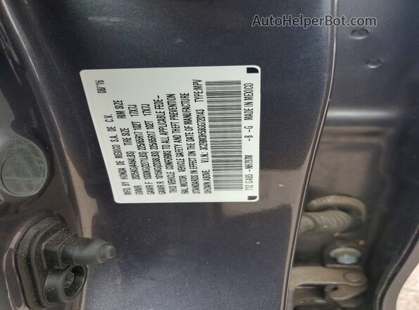 3CZRM3H58GG720143 2016 HONDA CR-V Gray Engine compartment view