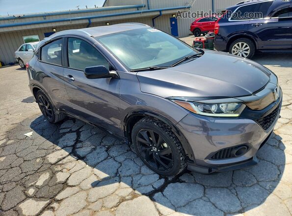 3CZRU5H11MM725240 2021 HONDA HR-V Gray Przód prawy