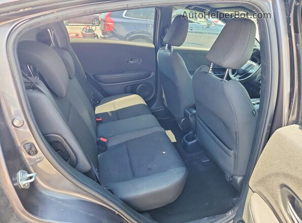 3CZRU5H11MM725240 2021 HONDA HR-V Gray Widok wnętrza z tyłu