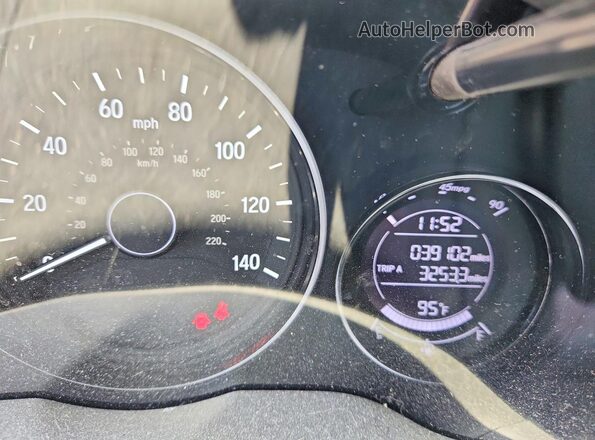 3CZRU5H11MM725240 2021 HONDA HR-V Gray Widok zestawu wskaźników