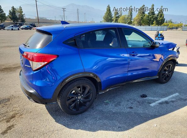 3CZRU5H11MM726274 2021 HONDA HR-V Blue Задня права чверть