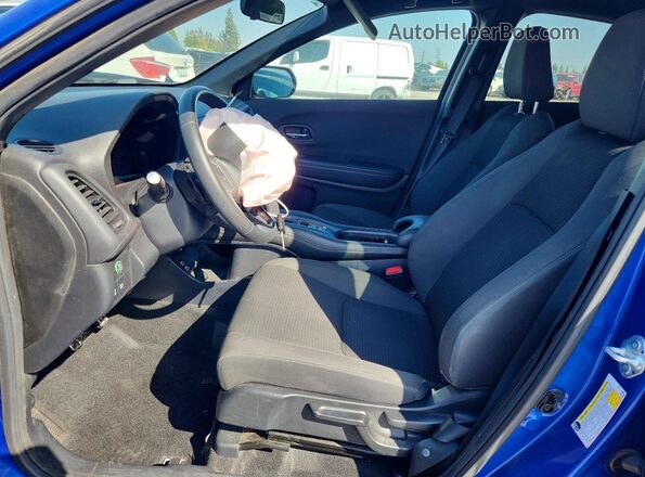3CZRU5H11MM726274 2021 HONDA HR-V Blue Вид салону спереду