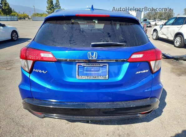 3CZRU5H11MM726274 2021 HONDA HR-V Blue Вид ззаду