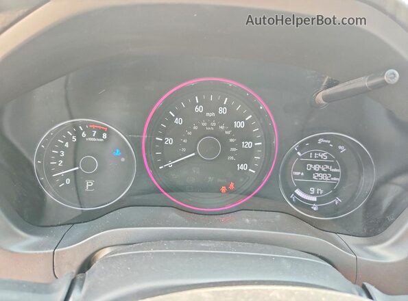 3CZRU5H11NM726163 2022 HONDA HR-V White Widok zestawu wskaźników