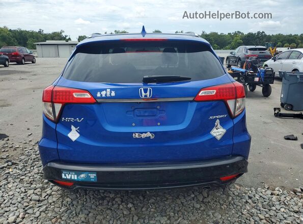 3CZRU5H12MM717910 2021 HONDA HR-V Blue უკანა ხედი