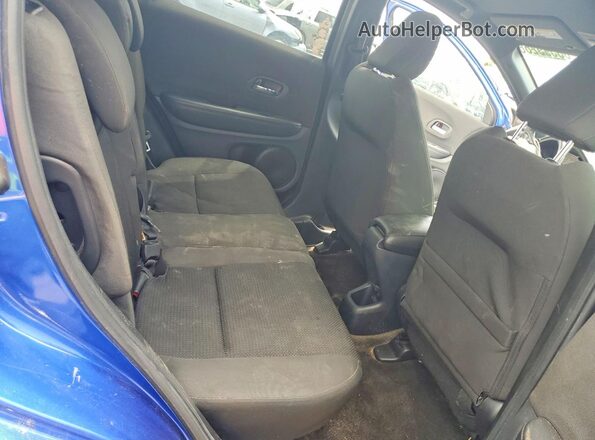 3CZRU5H12MM717910 2021 HONDA HR-V Blue უკანა სალონის ხედი