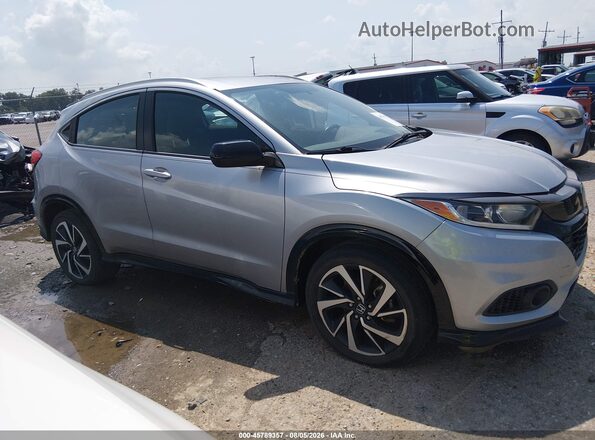 3CZRU5H14KG710369 2019 HONDA HR-V Gray Вид задньої частини салону