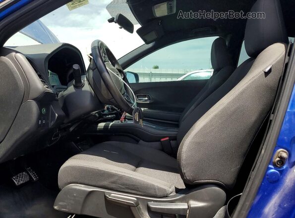 3CZRU5H15MM715035 2021 HONDA HR-V Blue Widok wnętrza z przodu