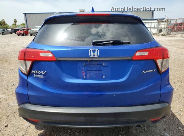 3CZRU5H15MM715035 2021 HONDA HR-V Blue Widok z tyłu