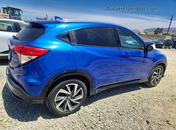 3CZRU5H16KG704668 2019 HONDA HR-V Синий Задняя правая четверть