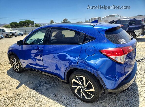 3CZRU5H16KG704668 2019 HONDA HR-V Синий Задняя левая четверть